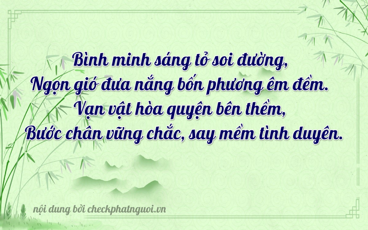 Bài thơ ý nghĩa cho <b>biển số 70A-33410</b> tại website checkphatnguoi.vn