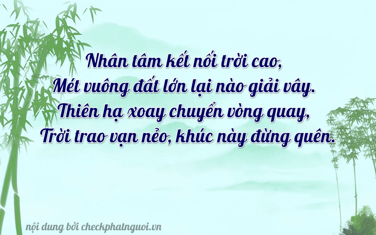 Bài thơ ý nghĩa cho <b>biển số 70A-3663</b> tại website checkphatnguoi.vn