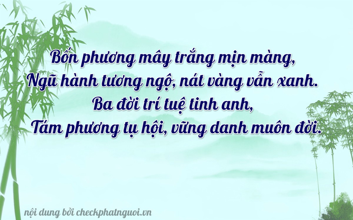 Bài thơ ý nghĩa cho <b>biển số 70A-45338</b> tại website checkphatnguoi.vn