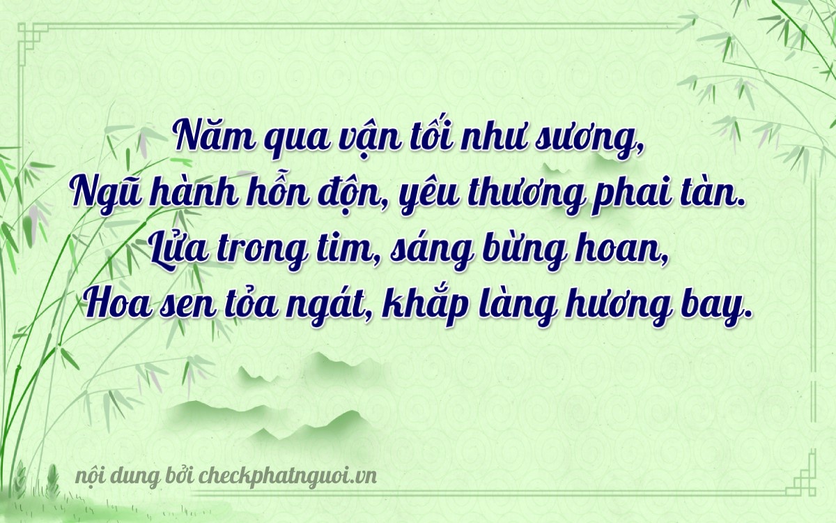 Bài thơ ý nghĩa cho <b>biển số 70A-55265</b> tại website checkphatnguoi.vn