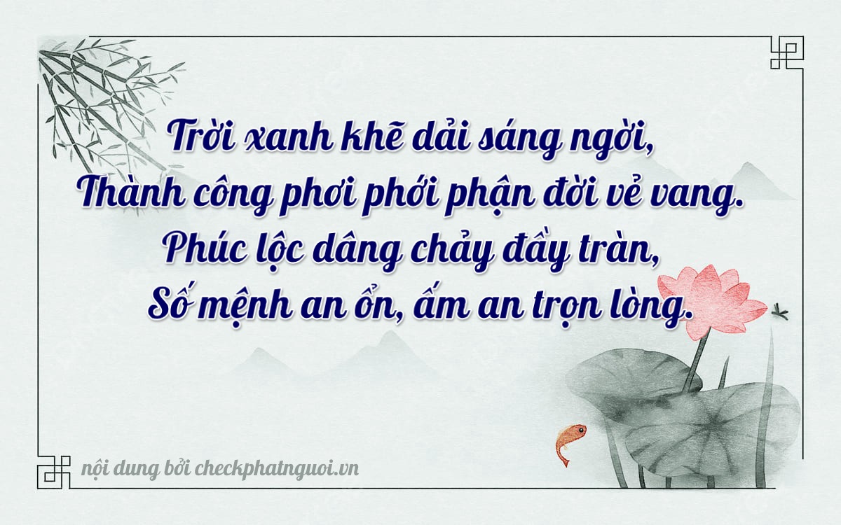 Bài thơ ý nghĩa cho <b>biển số 70AA-67505</b> tại website checkphatnguoi.vn