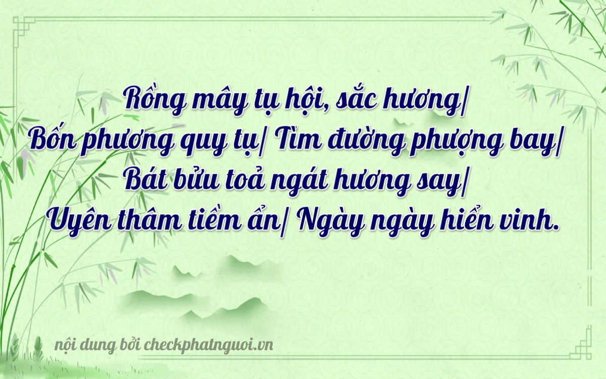 Bài thơ ý nghĩa cho <b>biển số 70B1-82898</b> tại website checkphatnguoi.vn