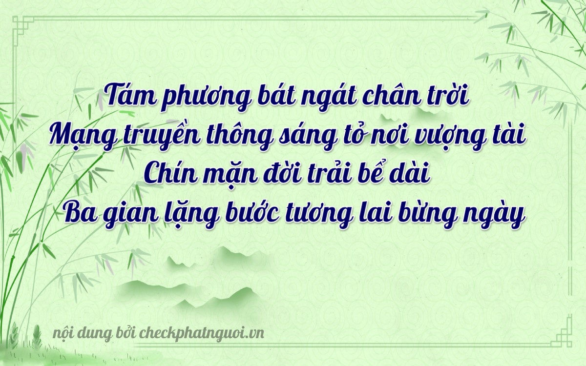 Bài thơ ý nghĩa cho <b>biển số 70B1-89083</b> tại website checkphatnguoi.vn