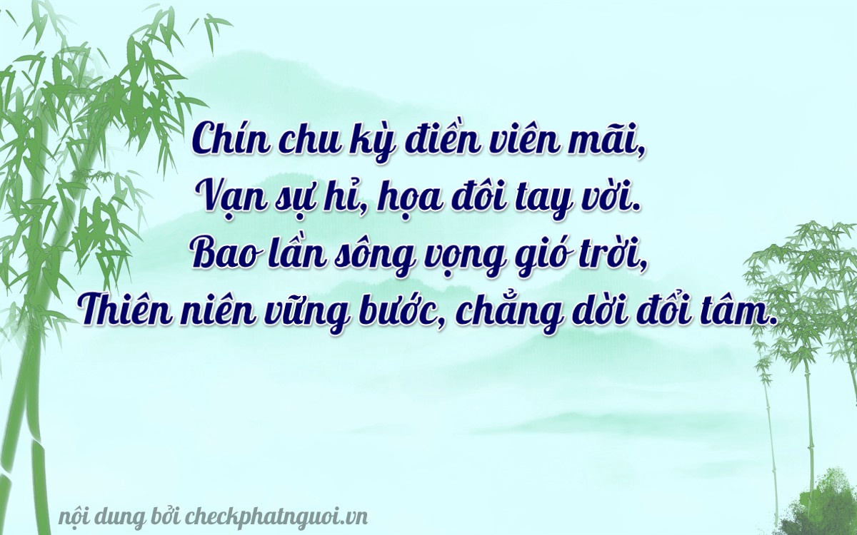 Bài thơ ý nghĩa cho <b>biển số 70B1-99938</b> tại website checkphatnguoi.vn