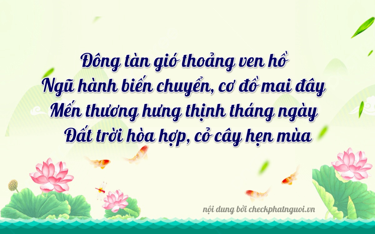 Bài thơ ý nghĩa cho <b>biển số 70B2-02829</b> tại website checkphatnguoi.vn