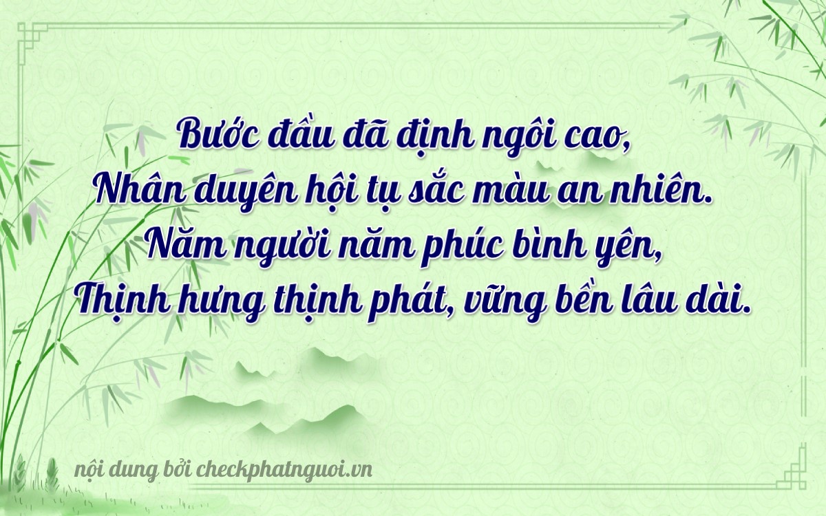 Bài thơ ý nghĩa cho <b>biển số 70B2-11155</b> tại website checkphatnguoi.vn