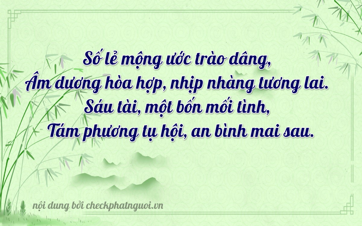 Bài thơ ý nghĩa cho <b>biển số 70B2-11286</b> tại website checkphatnguoi.vn