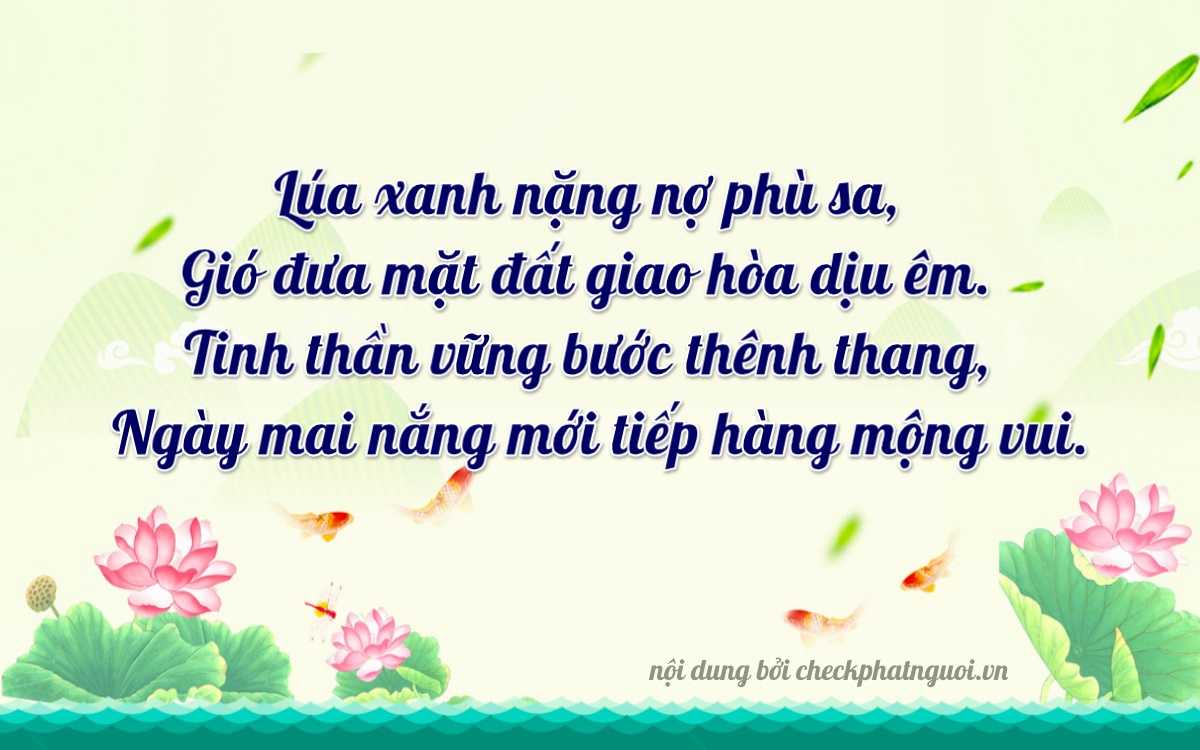 Bài thơ ý nghĩa cho <b>biển số 70B2-12828</b> tại website checkphatnguoi.vn