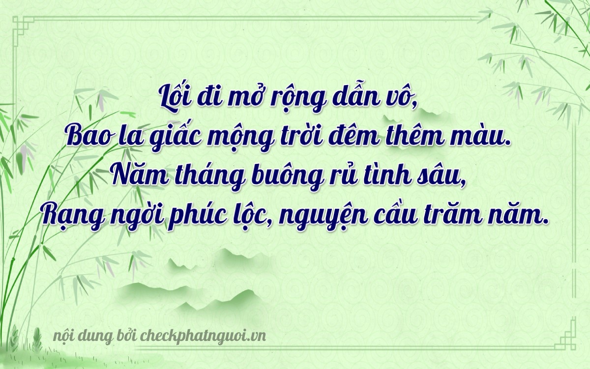 Bài thơ ý nghĩa cho <b>biển số 70C-05959</b> tại website checkphatnguoi.vn