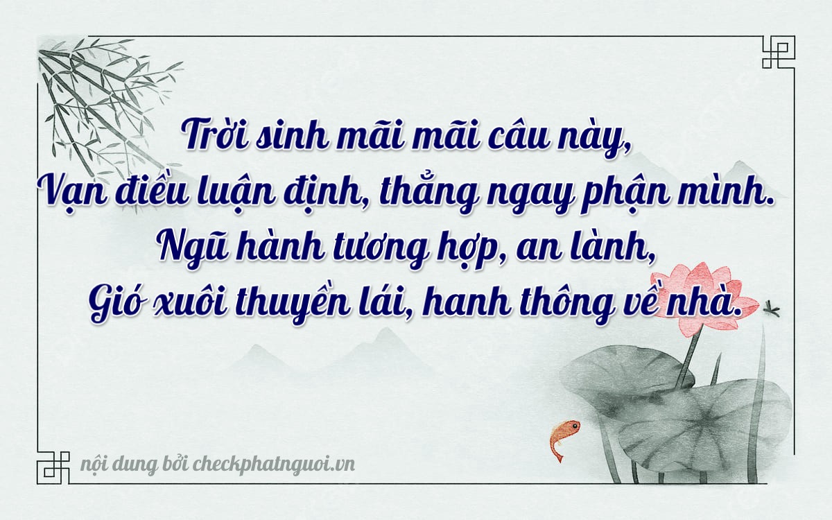 Bài thơ ý nghĩa cho <b>biển số 70D-00651</b> tại website checkphatnguoi.vn