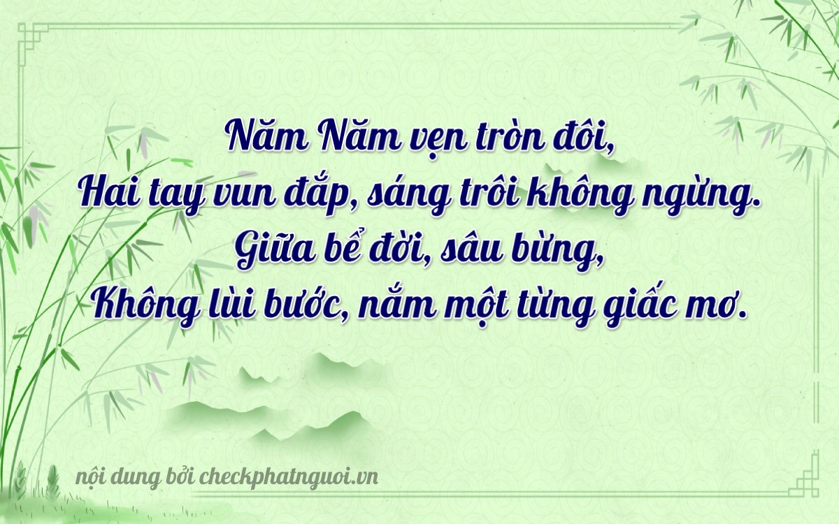 Bài thơ ý nghĩa cho <b>biển số 70E1-58220</b> tại website checkphatnguoi.vn