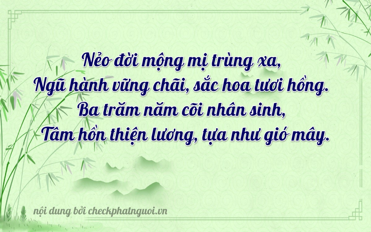 Bài thơ ý nghĩa cho <b>biển số 70F2-01336</b> tại website checkphatnguoi.vn