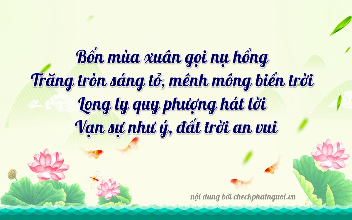 Bài thơ ý nghĩa cho <b>biển số 70FA-01404</b> tại website checkphatnguoi.vn