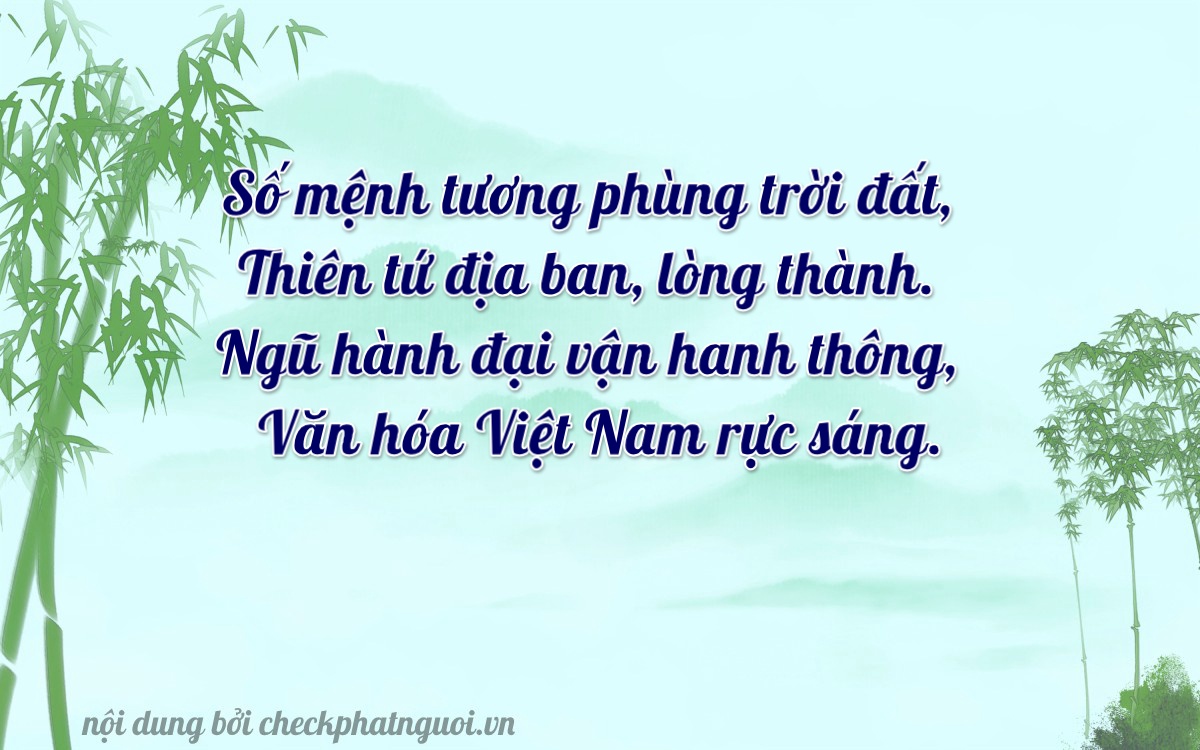 Bài thơ ý nghĩa cho <b>biển số 70G-11085</b> tại website checkphatnguoi.vn