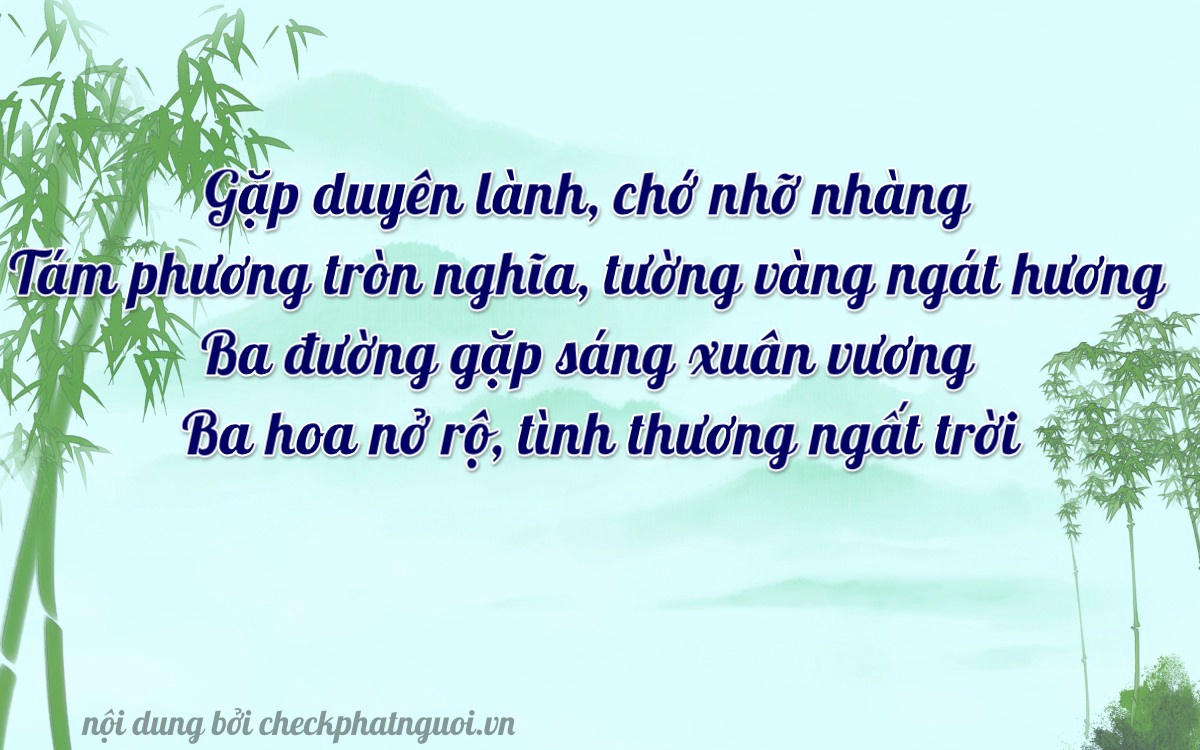 Bài thơ ý nghĩa cho <b>biển số 70G1-88343</b> tại website checkphatnguoi.vn