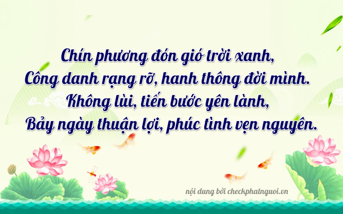 Bài thơ ý nghĩa cho <b>biển số 70G1-90072</b> tại website checkphatnguoi.vn