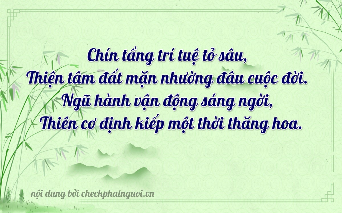 Bài thơ ý nghĩa cho <b>biển số 70KA-00950</b> tại website checkphatnguoi.vn
