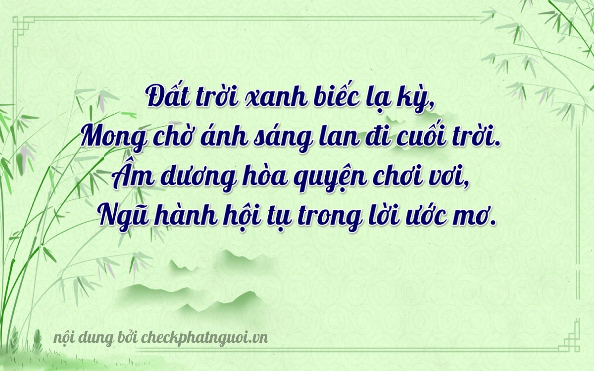Bài thơ ý nghĩa cho <b>biển số 70KA-07813</b> tại website checkphatnguoi.vn