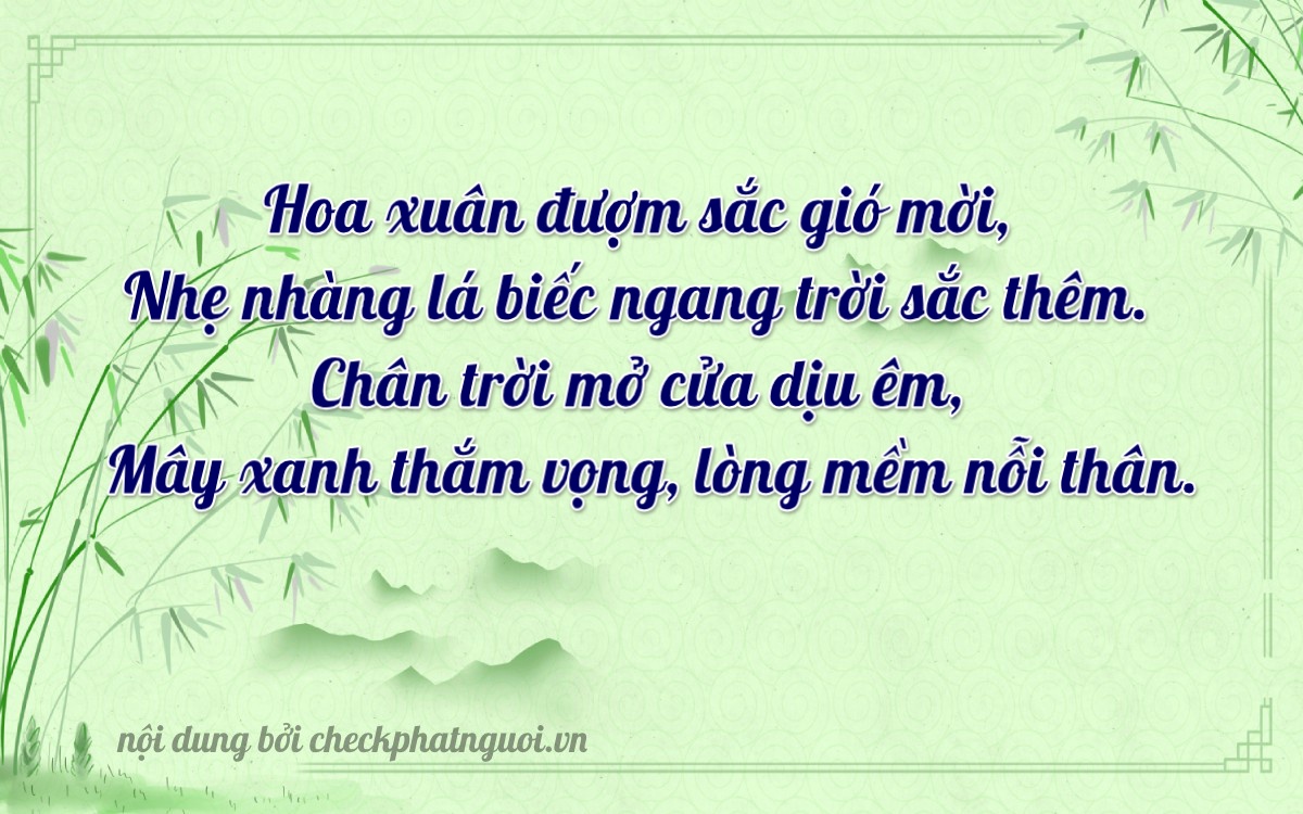 Bài thơ ý nghĩa cho <b>biển số 70KA-09922</b> tại website checkphatnguoi.vn