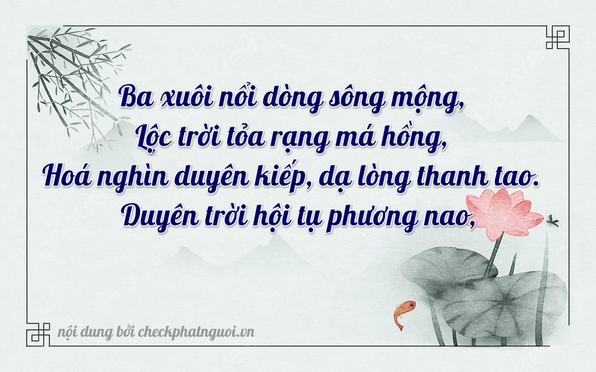 Bài thơ ý nghĩa cho <b>biển số 70L2-03618</b> tại website checkphatnguoi.vn