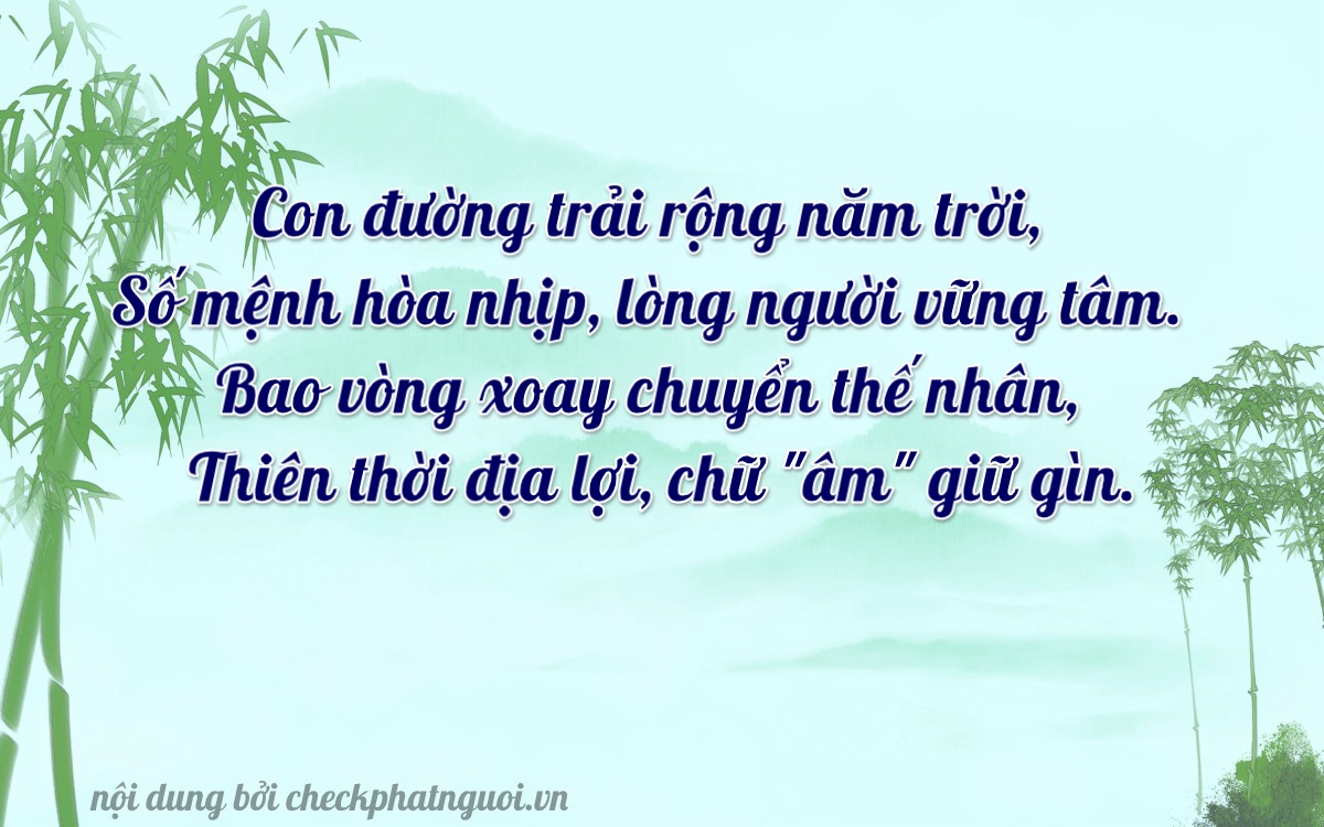 Bài thơ ý nghĩa cho <b>biển số 70LD-00425</b> tại website checkphatnguoi.vn