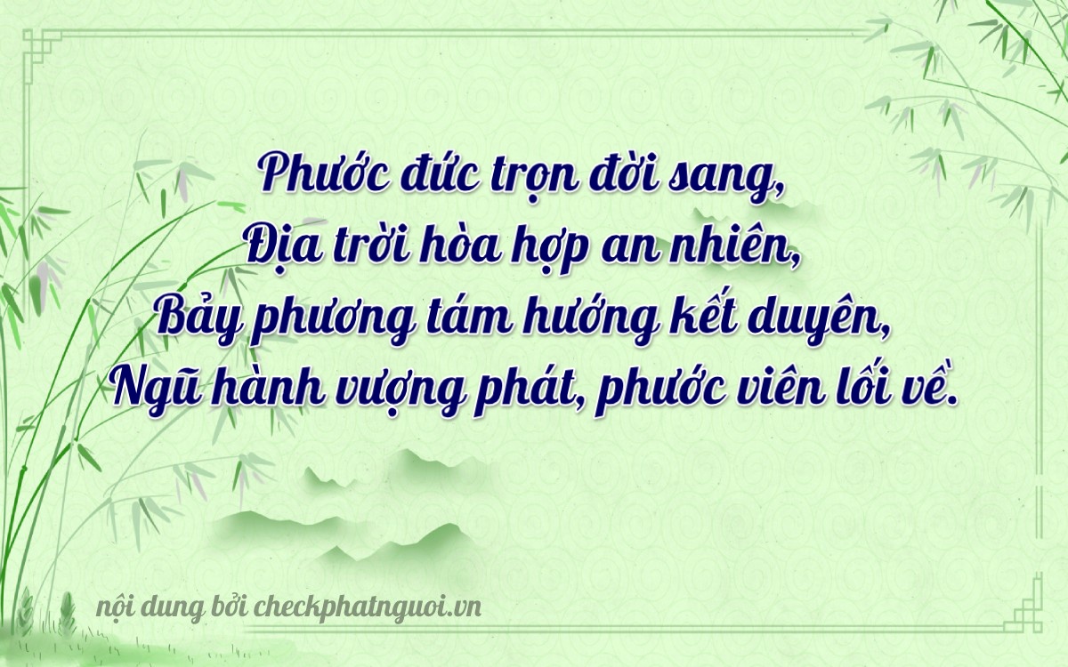 Bài thơ ý nghĩa cho <b>biển số 70T-A0747</b> tại website checkphatnguoi.vn