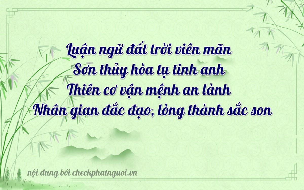 Bài thơ ý nghĩa cho <b>biển số 71037</b> tại website checkphatnguoi.vn