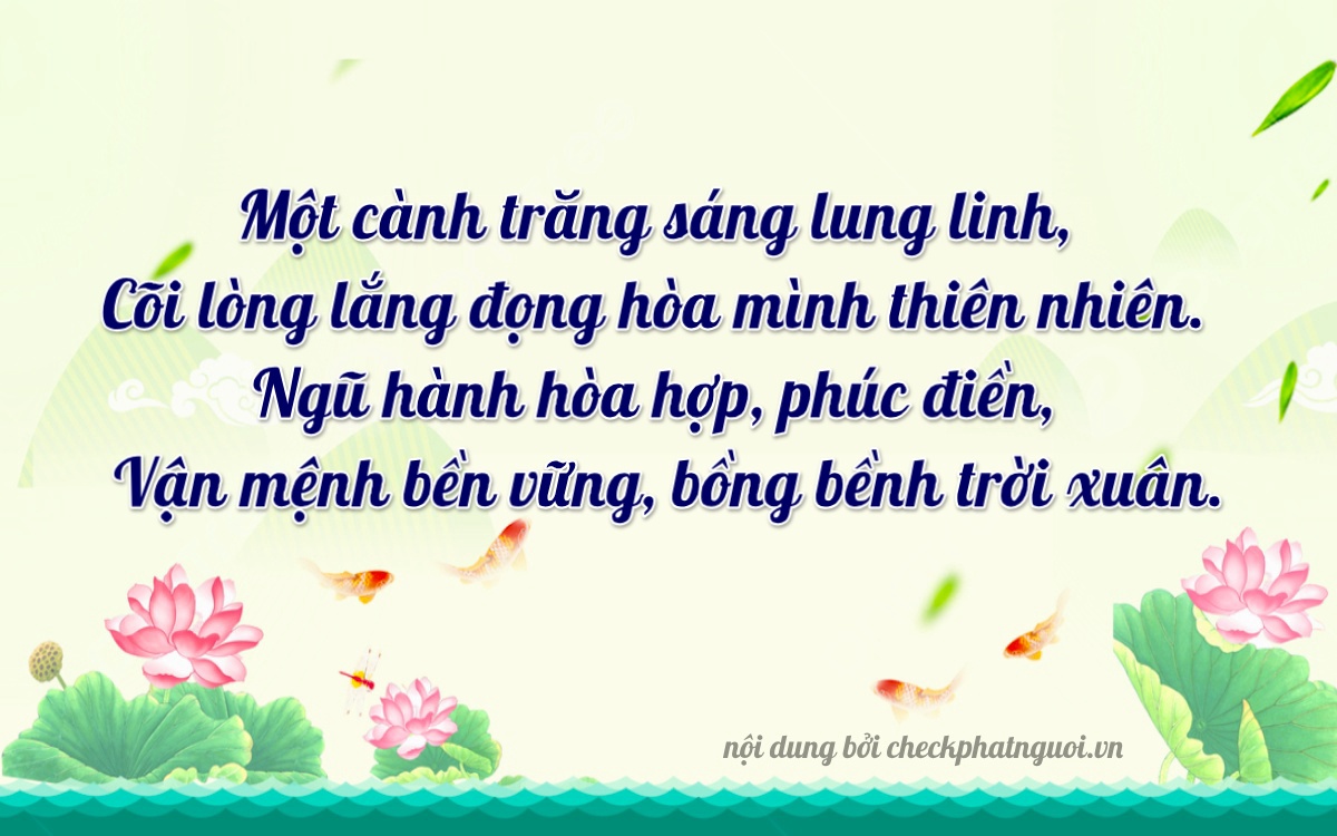 Bài thơ ý nghĩa cho <b>biển số 71833</b> tại website checkphatnguoi.vn