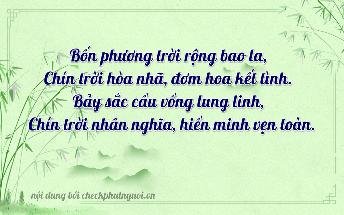 Bài thơ ý nghĩa cho <b>biển số 71AF-04979</b> tại website checkphatnguoi.vn