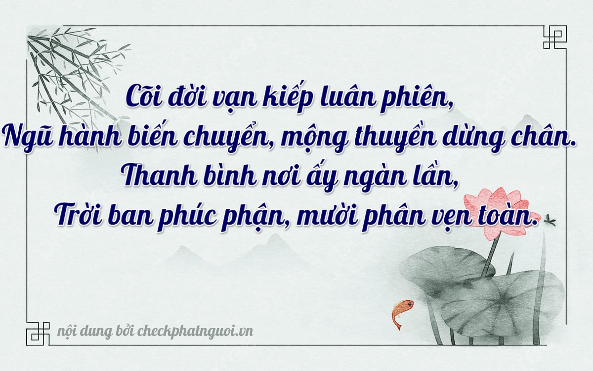 Bài thơ ý nghĩa cho <b>biển số 71AH-01553</b> tại website checkphatnguoi.vn