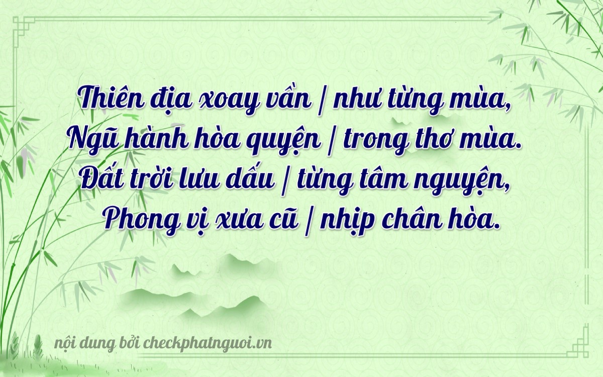 Bài thơ ý nghĩa cho <b>biển số 71AK-02521</b> tại website checkphatnguoi.vn