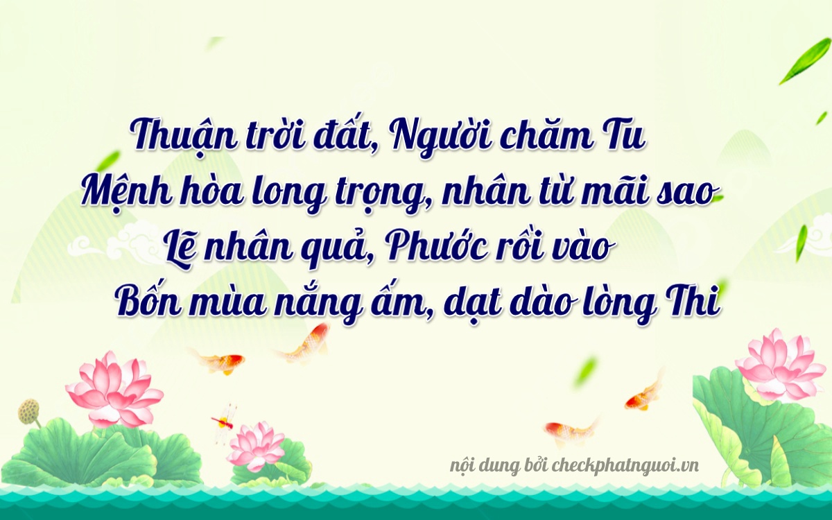 Bài thơ ý nghĩa cho <b>biển số 71B2-84748</b> tại website checkphatnguoi.vn