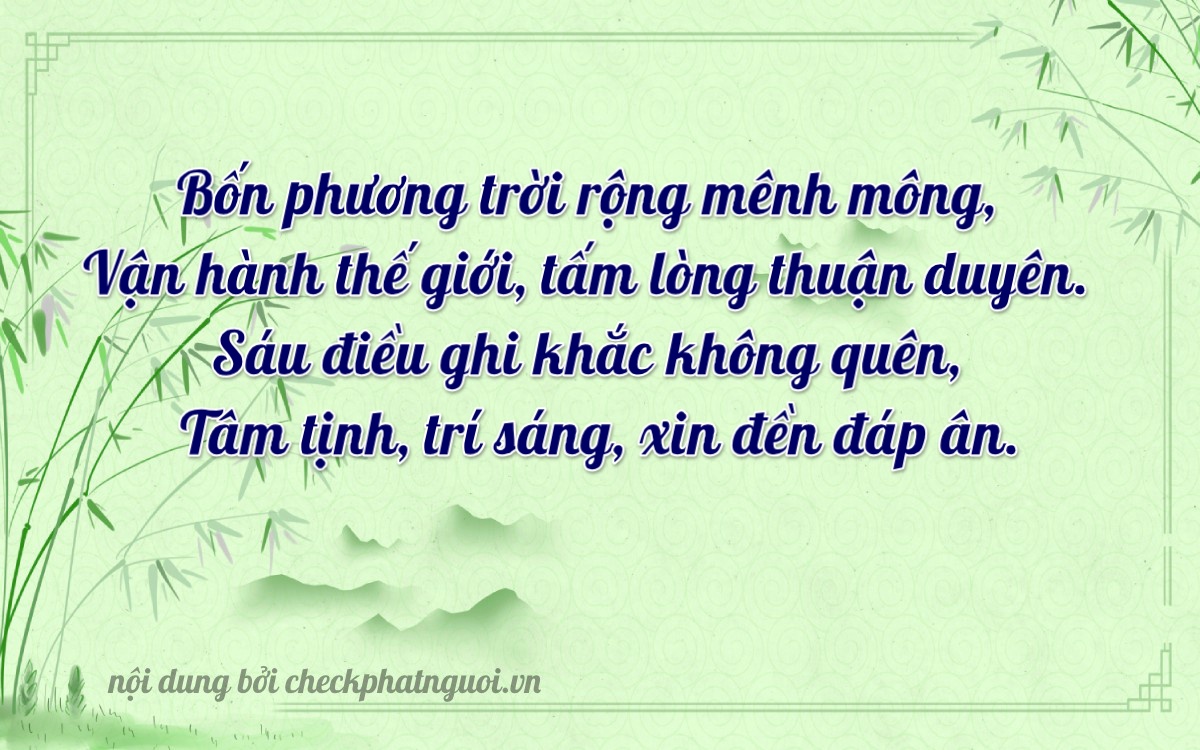 Bài thơ ý nghĩa cho <b>biển số 71C2-40681</b> tại website checkphatnguoi.vn