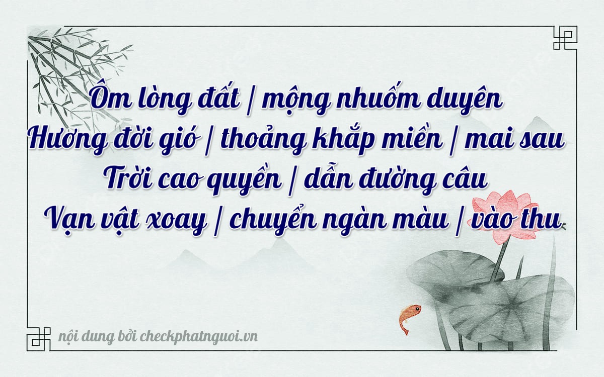 Bài thơ ý nghĩa cho <b>biển số 72A-02556</b> tại website checkphatnguoi.vn