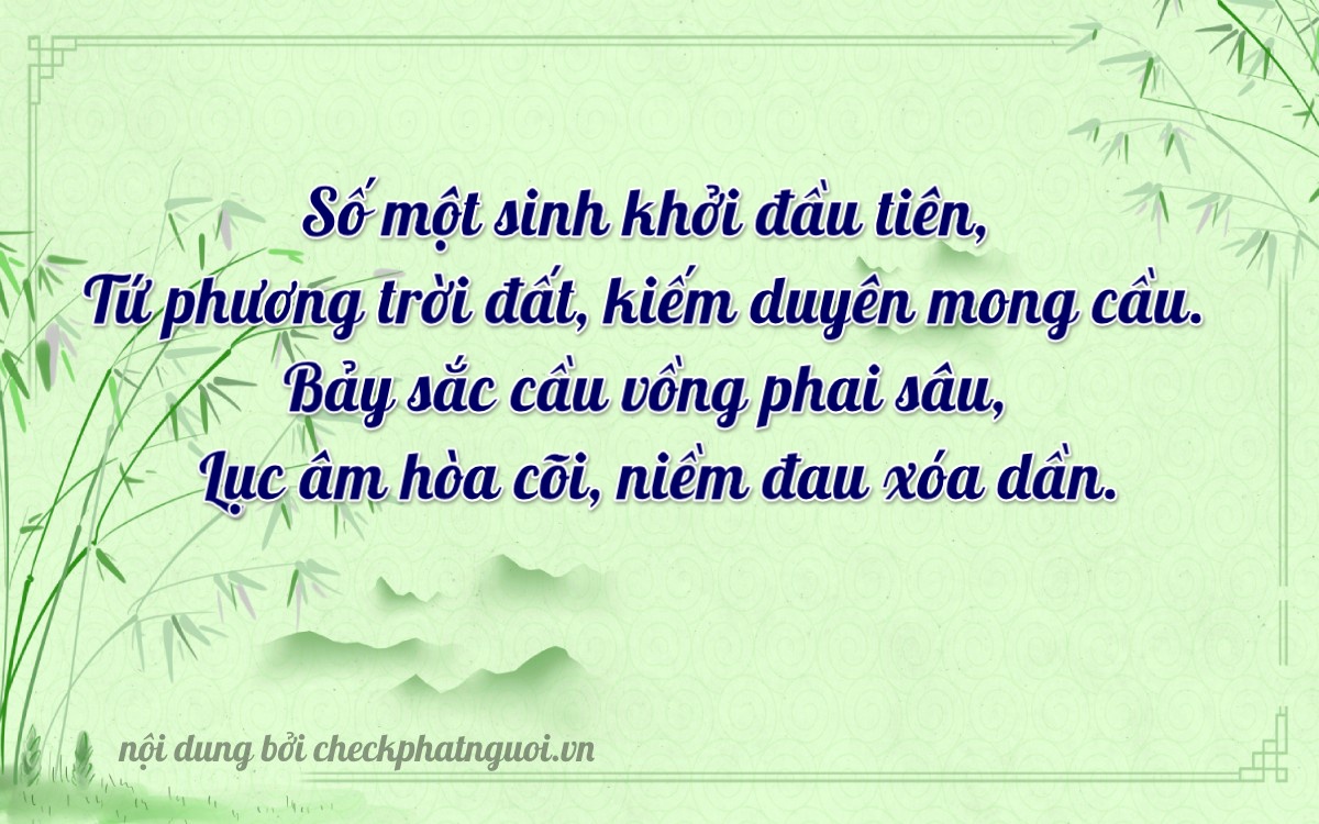 Bài thơ ý nghĩa cho <b>biển số 72A-12476</b> tại website checkphatnguoi.vn