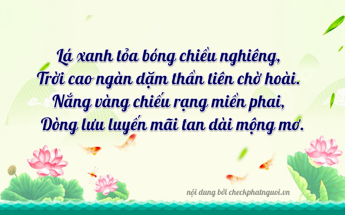 Bài thơ ý nghĩa cho <b>biển số 72A-12612</b> tại website checkphatnguoi.vn