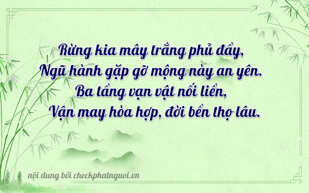 Bài thơ ý nghĩa cho <b>biển số 72A-13299</b> tại website checkphatnguoi.vn