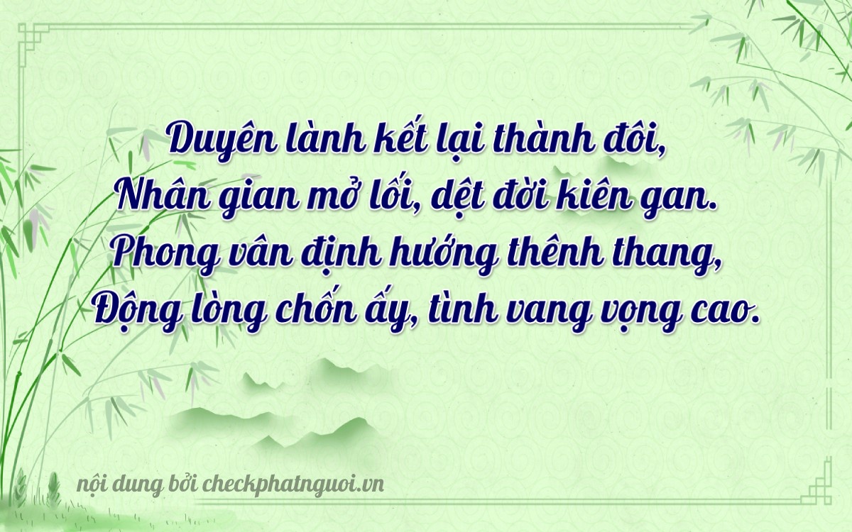 Bài thơ ý nghĩa cho <b>biển số 72A-21954</b> tại website checkphatnguoi.vn