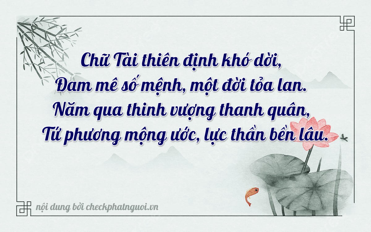 Bài thơ ý nghĩa cho <b>biển số 72A-22524</b> tại website checkphatnguoi.vn