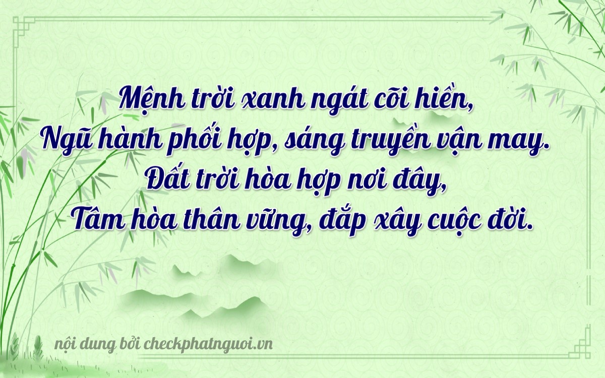 Bài thơ ý nghĩa cho <b>biển số 72A-27207</b> tại website checkphatnguoi.vn