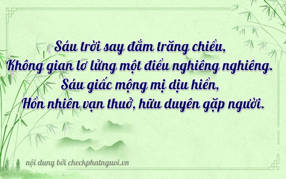 Bài thơ ý nghĩa cho <b>biển số 72A-30626</b> tại website checkphatnguoi.vn