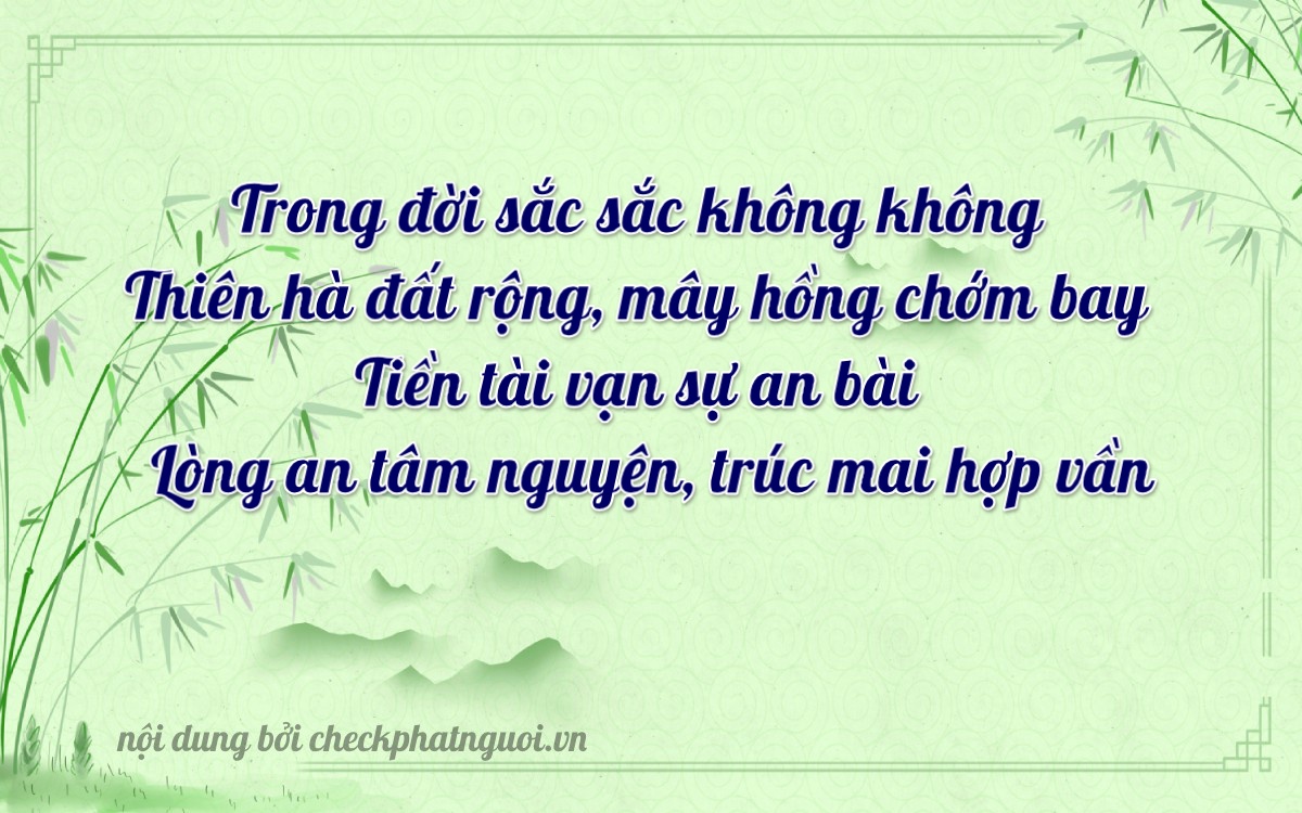 Bài thơ ý nghĩa cho <b>biển số 72A-37209</b> tại website checkphatnguoi.vn