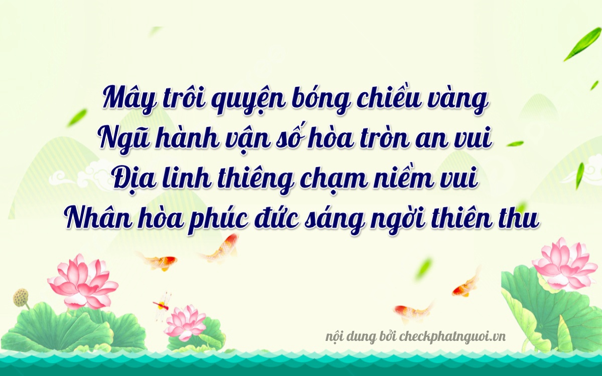 Bài thơ ý nghĩa cho <b>biển số 72A-62825</b> tại website checkphatnguoi.vn