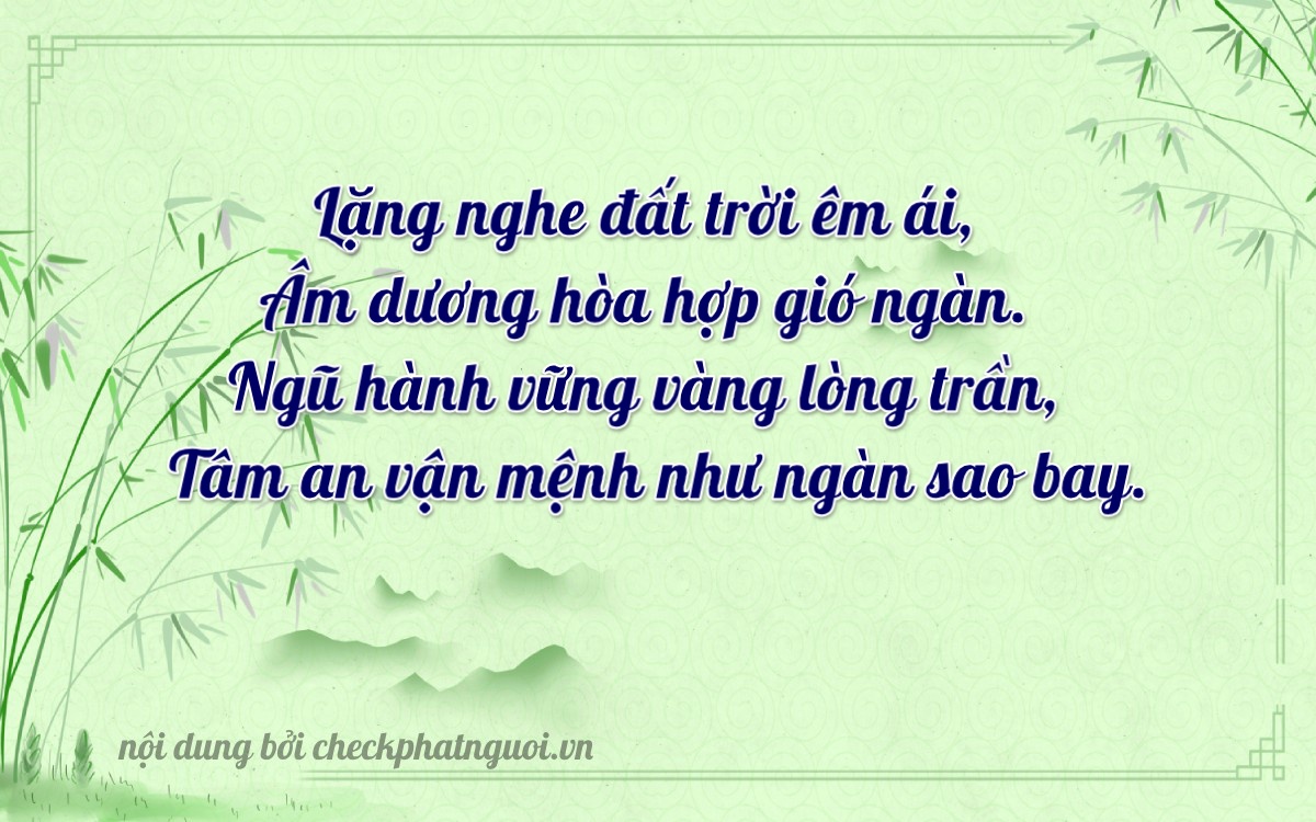 Bài thơ ý nghĩa cho <b>biển số 72A-67854</b> tại website checkphatnguoi.vn