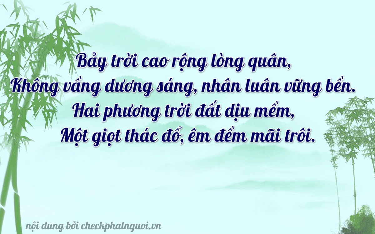 Bài thơ ý nghĩa cho <b>biển số 72A-70221</b> tại website checkphatnguoi.vn