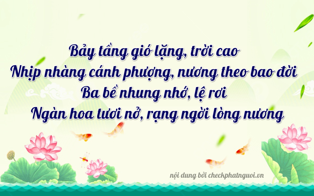 Bài thơ ý nghĩa cho <b>biển số 72A-71370</b> tại website checkphatnguoi.vn