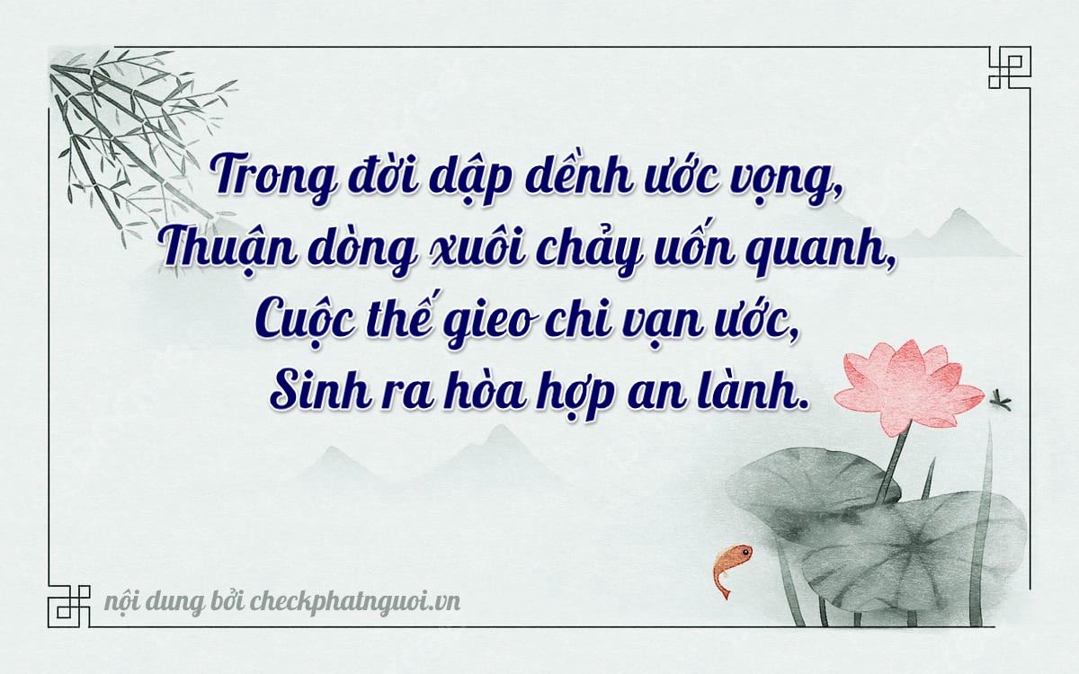 Bài thơ ý nghĩa cho <b>biển số 72A-76009</b> tại website checkphatnguoi.vn