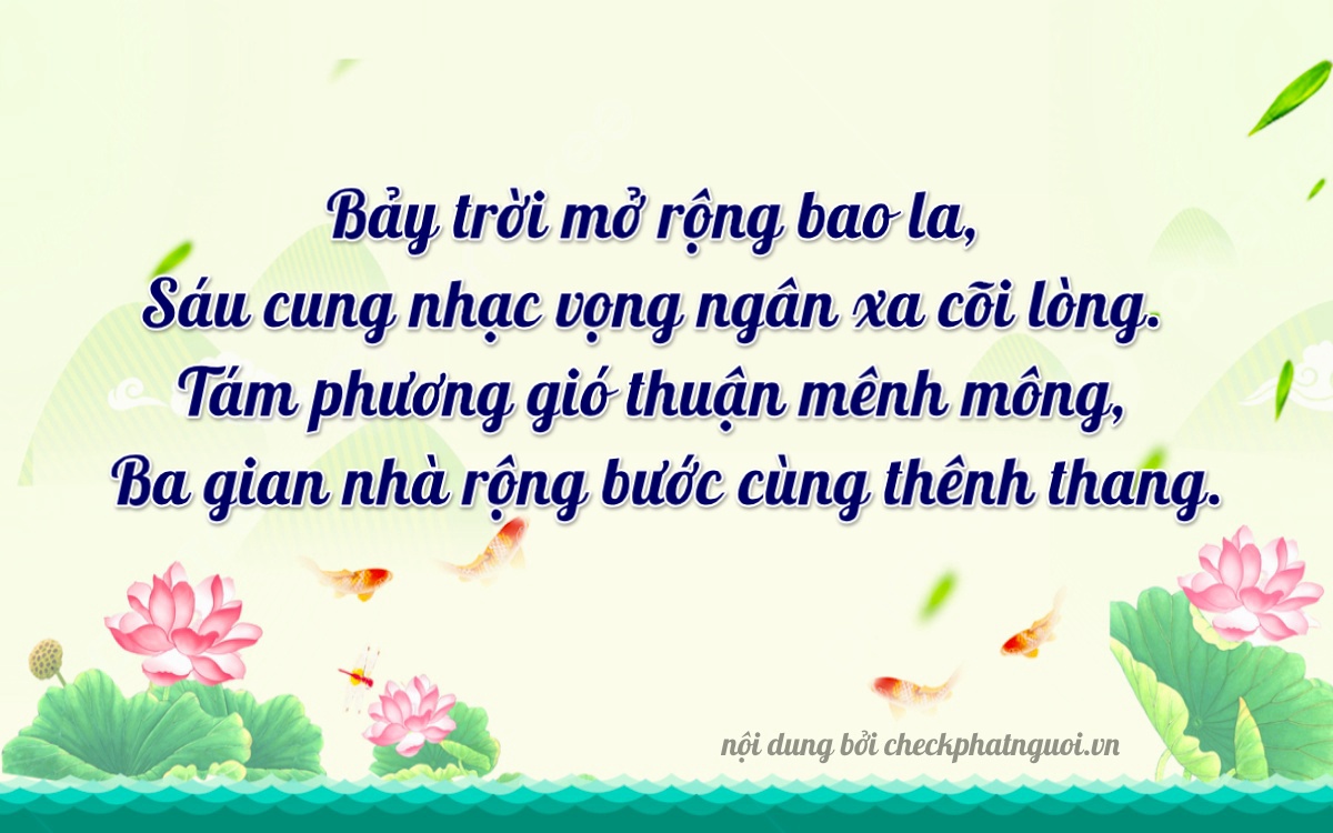 Bài thơ ý nghĩa cho <b>biển số 72A-76836</b> tại website checkphatnguoi.vn