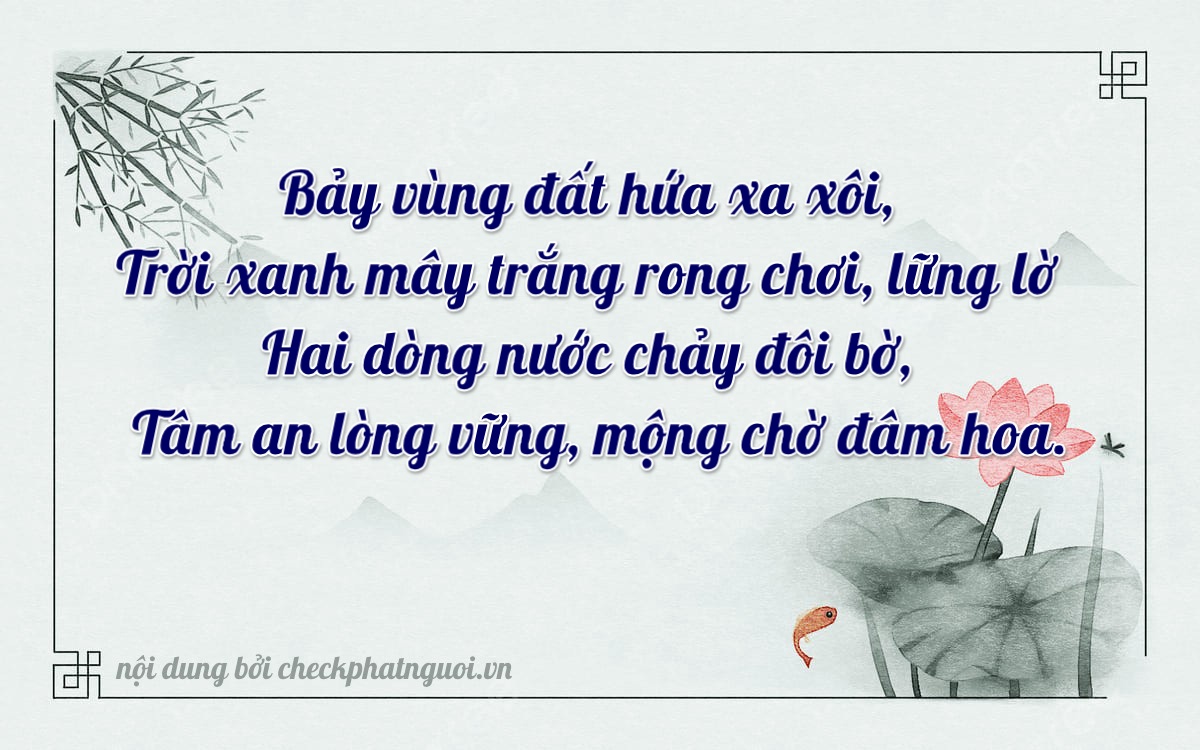 Bài thơ ý nghĩa cho <b>biển số 72A-77702</b> tại website checkphatnguoi.vn