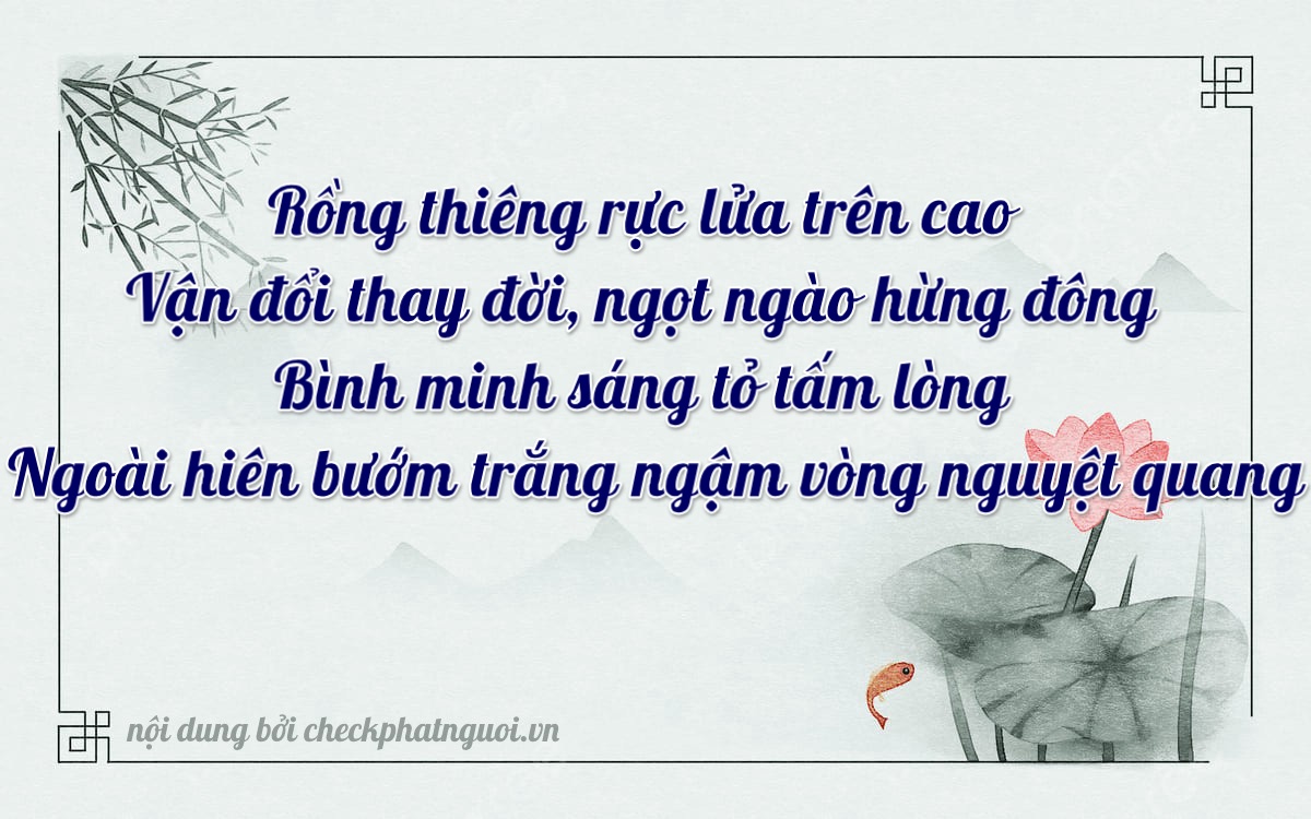 Bài thơ ý nghĩa cho <b>biển số 72A-77777</b> tại website checkphatnguoi.vn